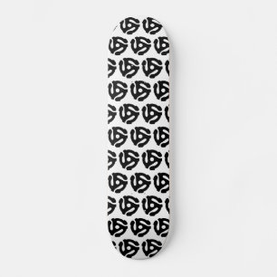 7-inch 45-pm vinyladapter invoegspin persoonlijk skateboard