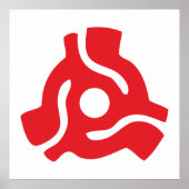 7-inch 45-pm vinyladapter invoegspin poster (Voorkant)