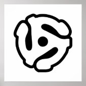 7-inch 45-pm vinyladapter invoegspin poster (Voorkant)