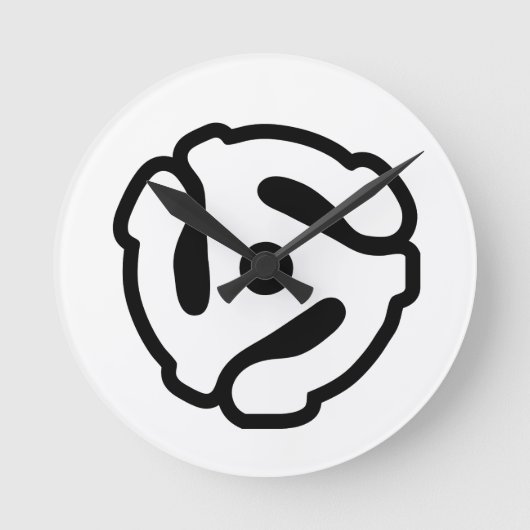 7-inch 45-pm vinyladapter invoegspin ronde klok (Voorkant)