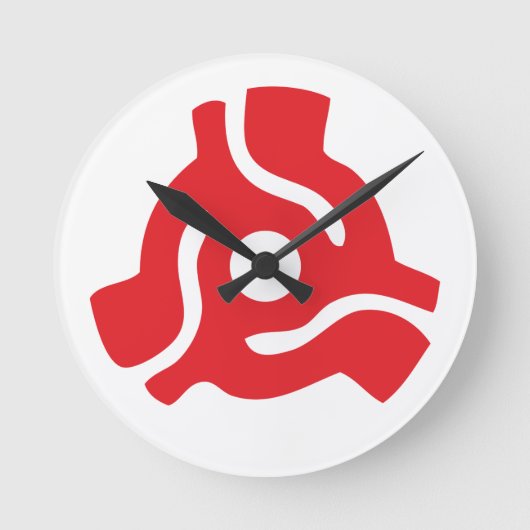 7-inch 45-pm vinyladapter invoegspin ronde klok (Voorkant)