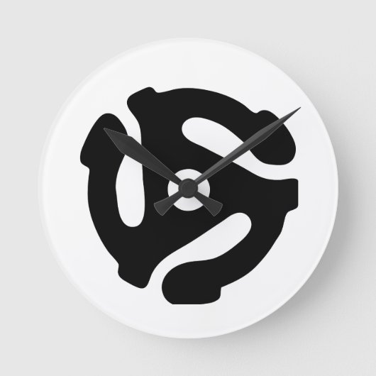 7-inch 45-pm vinyladapter invoegspin ronde klok (Voorkant)