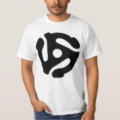 7-inch 45-pm vinyladapter invoegspin t-shirt (Voorkant)