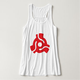 7-inch 45-pm vinyladapter invoegspin tanktop