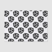 7-inch 45-pm vinyladapter invoegspin tissuepapier (Voorkant)