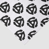 7-inch 45-pm vinyladapter invoegspin tissuepapier (Detail)