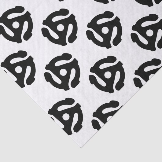 7-inch 45-pm vinyladapter invoegspin tissuepapier (Detail)