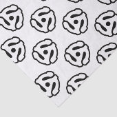 7-inch 45-pm vinyladapter invoegspin tissuepapier (Detail)