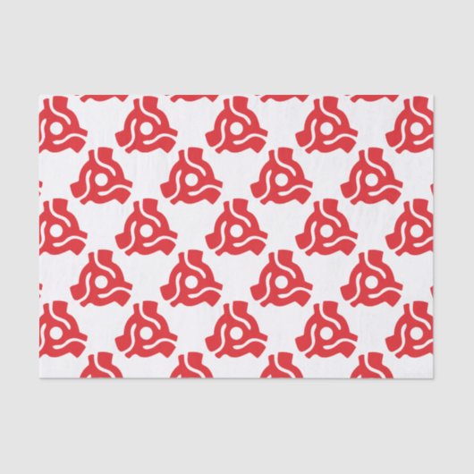 7-inch 45-pm vinyladapter invoegspin tissuepapier (Voorkant)