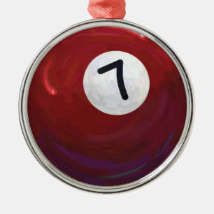 7-inch metalen ornament