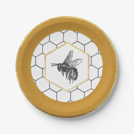 7-inch Queen Bee Salad/Dessert Bord