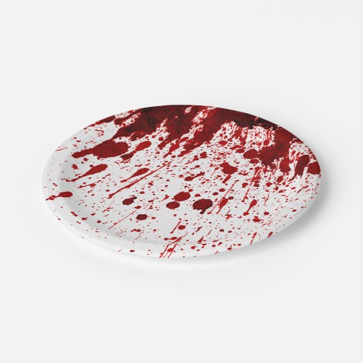 7-inch rondom Bord bloedplaatje Vampier (Gekanteld)