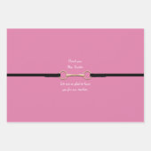 7-inch slanke bit & leuningen met aangepaste tekst inpakpapier vel (Voorkant 3)