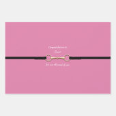 7-inch slanke bit & leuningen met aangepaste tekst inpakpapier vel (Voorkant 2)