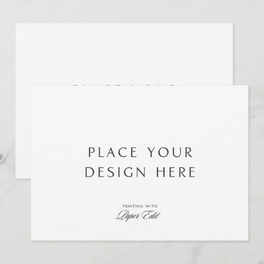 7-inch x 5-inch Kaart afdrukken (Voorkant / Achterkant)