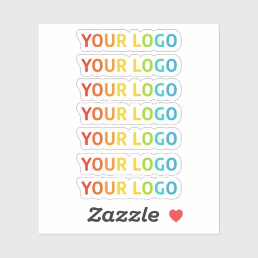 7 Inline Logo Extra Klein Duidelijk Aparte Sticker (Vel)