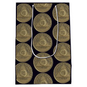 7 Jaar AA Jubileum Munt Medium Cadeauzakje (Achterkant)