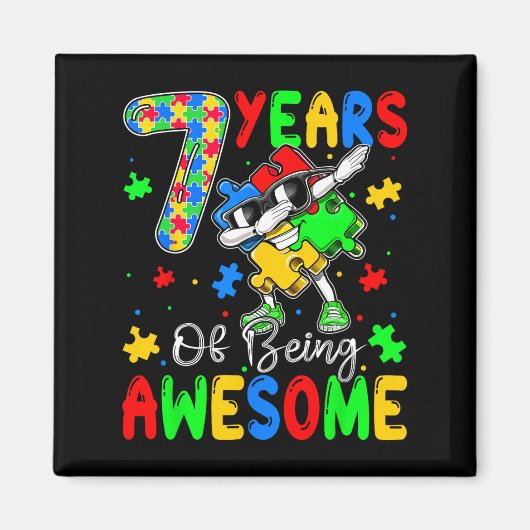 7 jaar au-some 7 jaar oud autisme waren magneet (Voorkant)