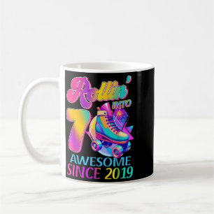 7 jaar geweldig sinds 2019 Hockey Thema Verjaardag Koffiemok