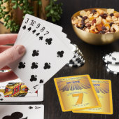 7 Jaar | Golden Ray 12 Stappen Aangepaste NAAM Pokerkaarten (Insitu)