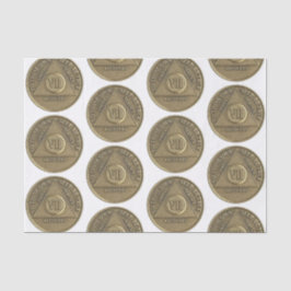 7 Jaar Herstel Jubileum Munt Tissuepapier