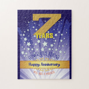 7 Jaar Hersteldatum Vet Numeriek Legpuzzel