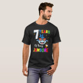 7 jaar Jawsome Shark 7 jaar T-shirt (Voorkant volledig)