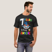 7 jaar Jawsome Shark 7 jaar T-shirt (Voorkant volledig)