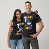 7 jaar Jawsome Shark 7 jaar T-shirt (Unisex)