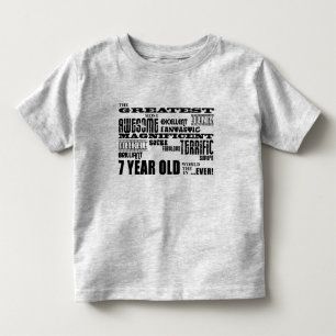 7 jaar na de geboorte van Cool Fun Goudste 7 jaar Kinder Shirts
