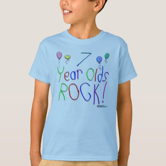 7 jaar Olds Rock! T-Shirt (Voorkant)