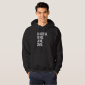 7 jaar oud 7e verjaardag geweldig sinds juni 2015 hoodie (Voorkant volledig)