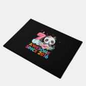 7 jaar oud Geweldige sinds 2016 Panda 7e Verjaarda Deurmat (Schuin)
