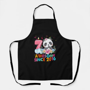 7 jaar oud Geweldige sinds 2016 Panda 7e Verjaarda Schort