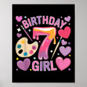 7 jaar oud kunstschilderfeest 7e bi poster (Voorkant)