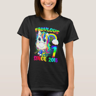 7 jaar oud Unicorn 7e verjaardag Unicorn Girl Sinc T-shirt