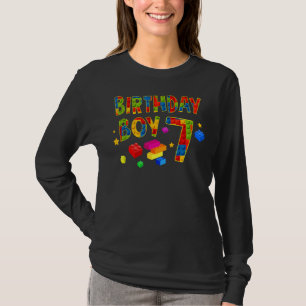 7 jaar oude blokboeien t-shirt