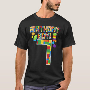 7 jaar oude blokboeien t-shirt