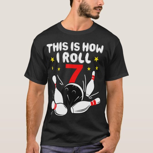 7 jaar oude Bowling Dit is hoe ik de zevende verja T-shirt (Voorkant)
