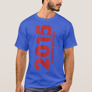 7 jaar oude  geboorte, geboren in 2015, beperkt t-shirt