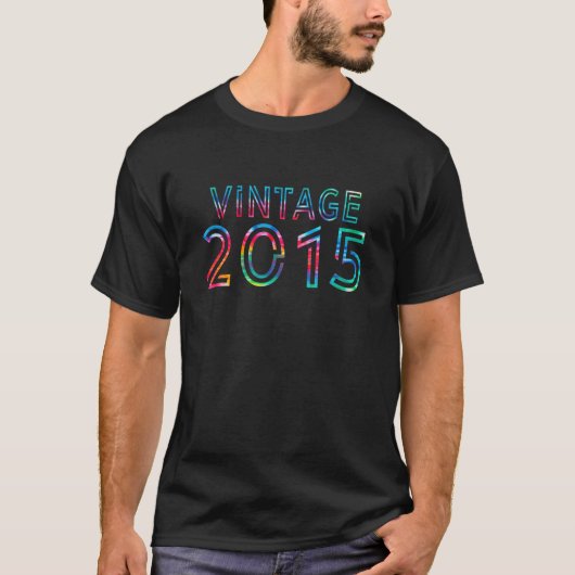 7 jaar oude geschenken  2015 7e verjaardag t-shirt (Voorkant)