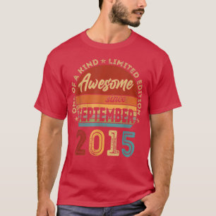 7 jaar oude Gift 7th Birthday Geweldige sinds slac T-shirt