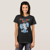 7 jaar oude Théleph Elephant 7e verjaardag T-shirt (Voorkant volledig)
