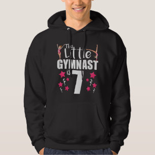 7 Jaar Oude Turnster Verjaardag Tumbling Turnen 7e Hoodie