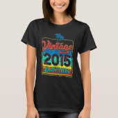 7 jaar oude verjaardag 2015 t-shirt (Voorkant)