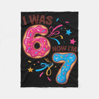 7 Jaar Oude Verjaardag Was 6 Nu Ben Ik 7 67 Mannen Fleece Deken
