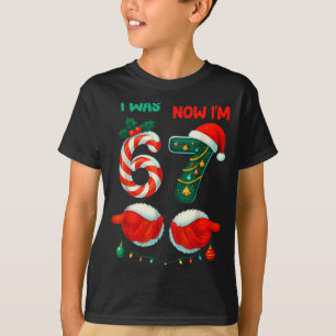 7 Jaar Oude Verjaardagsshirt Was 6 Nu Ben Ik 7 67 T-shirt