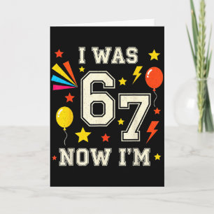 7 Jaar Verjaardag Ik Was 6 Nu Ben Ik 7 67 Grappig Kaart