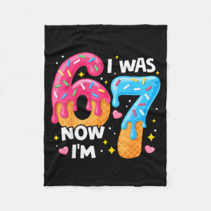 7 Jaar Verjaardag Ik Was 6 Nu Ben Ik 7 67 Grappige Fleece Deken