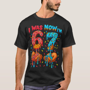 7 Jaar Verjaardag Ik Was 6 Nu Ben Ik 7 67 Meme T-shirt